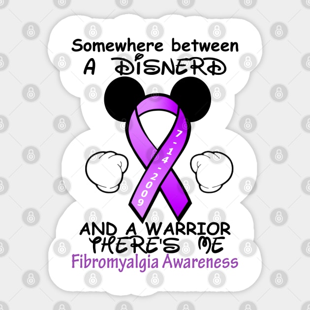 fibro warrior Sticker by oharadesigns